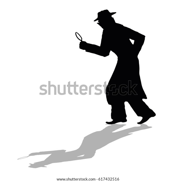 Detective Silhouette のベクター画像素材 ロイヤリティフリー