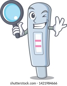 Detective test pack isolated in the cartoon