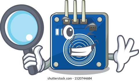 Detective touch sensor with the cartoon shape