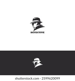 Detective vector Logo design template