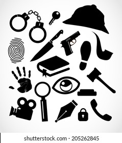 Detective Silhouette Stock Vectors, Images & Vector Art | Shutterstock