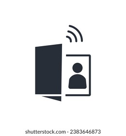detector icon. vector.Editable stroke.linear style sign for use web design,logo.Symbol illustration. 