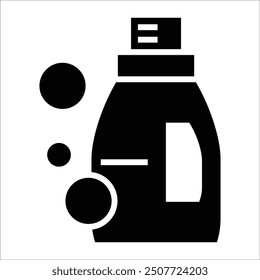 detergant vector icon line template