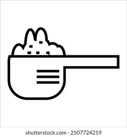 detergant vector icon line template