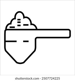 detergant vector icon line template