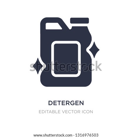 detergen icon on white background. Simple element illustration from Miscellaneous concept. detergen icon symbol design.