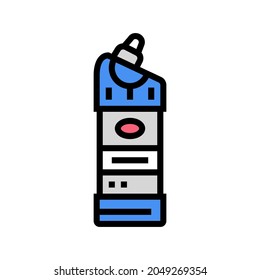 detergent bottle color icon vector. detergent bottle sign. isolated symbol illustration