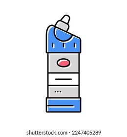 vector de icono de color del frasco detergente. signo del frasco detergente. ilustración de símbolo aislado