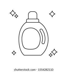 detergent bottle design, Clean home hygiene domestic interior housework and housekeeping theme Vector illustration