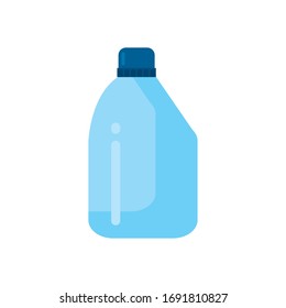 detergente diseño de iconos de estilo plano, servicio de limpieza lavado equipo de higiene en el hogar domésticos de la casa y el tema de mantenimiento del hogar Ilustración vectorial