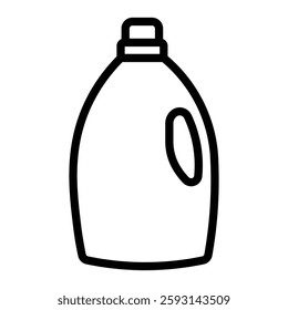 Detergent Bottle Glyph Icon Design For Personal nad Commercial Use