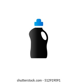 Detergent bottle icon in duo tone color. Laundry perfume softener