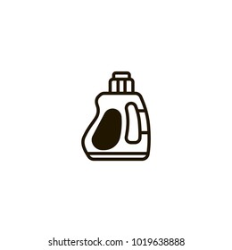 detergent bottle icon. sign design
