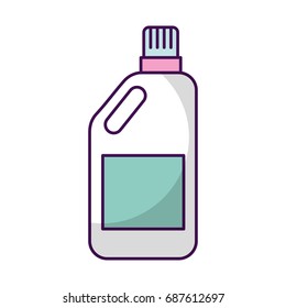 detergent bottle isolated icon