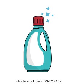 detergent bottle isolated icon
