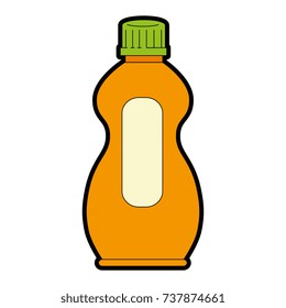 detergent bottle isolated icon