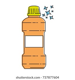 detergent bottle isolated icon
