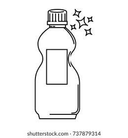 detergent bottle isolated icon