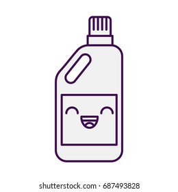 detergent bottle kawaii character