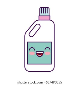 detergent bottle kawaii character