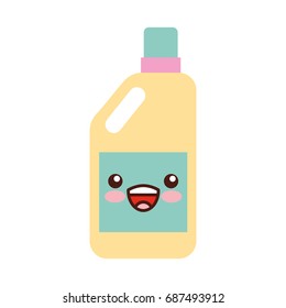 detergent bottle kawaii character