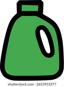 Produto de limpeza de lavandaria de garrafa de detergente