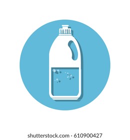 Detergent bottle laundry icon