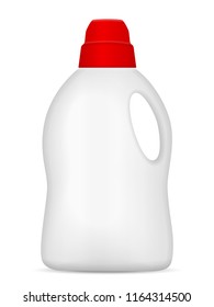 Detergent bottle on a white background. Vector illustration.