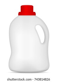 Detergent bottle on a white background. Vector illustration.