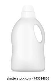 Blank Laundry Detergent Bottle White Container Stock Illustration ...