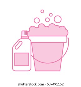 detergent bottle with pot