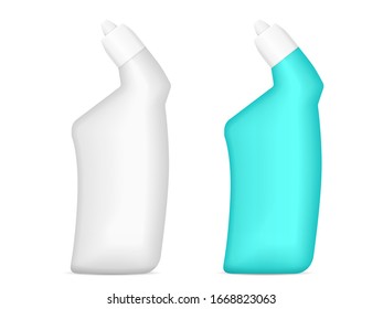 Detergent bottle set on a white background.