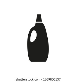 detergent bottles on white background