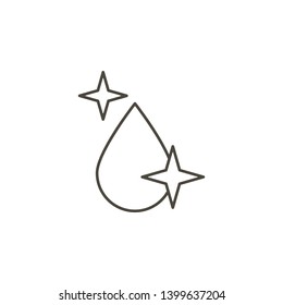Detergent, brilliance vector icon. Simple element illustration from UI concept.  on white background