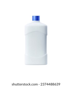 Detergent and clean product plastic bottle mockup. Isolated realistic 3d vector container designed for modern households, it blends style with functionality for spotless, eco-friendly cleaning routine