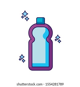 detergent design, Clean home hygiene domestic interior housework and housekeeping theme Vector illustration