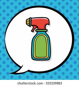 detergent doodle, speech bubble