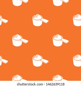 Detergent dose pattern vector orange for any web design best