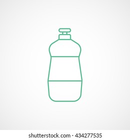 Detergent Green Icon On White Background
