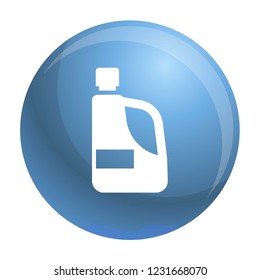 Detergent hand bottle icon. Simple illustration of detergent hand bottle vector icon for web design isolated on white background