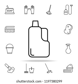 detergent icon. Cleaning icons universal set for web and mobile
