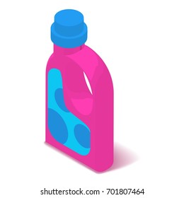 Detergent icon. Isometric illustration of detergent vector icon for web