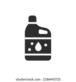 Detergent icon. Monochrome black and white symbol. Vector illustration