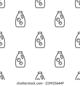 detergent icon pattern. Seamless detergent pattern on white background.