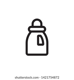 detergent icon. Simple thin line, outline vector of Laundry icons for UI and UX, website or mobile application
