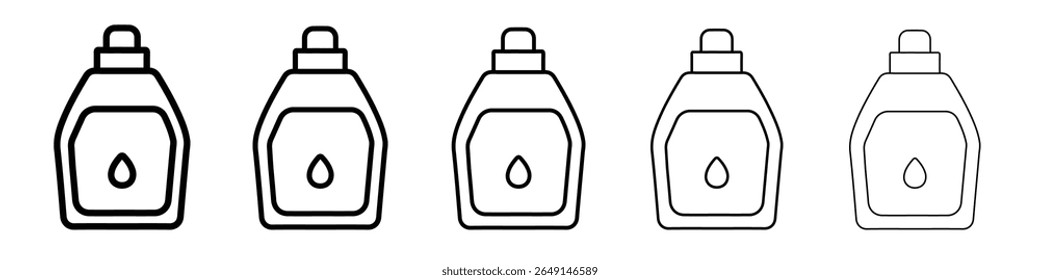 detergent icon simple vector outline logo