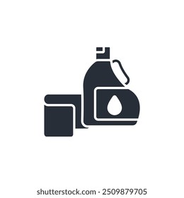 detergent icon. vector.Editable stroke.linear style sign for use web design,logo.Symbol illustration.