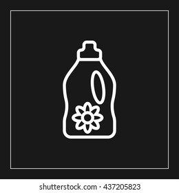 detergent line icon
