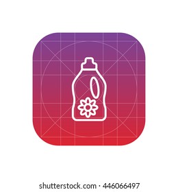 detergent line icon
