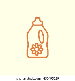 detergent line icon